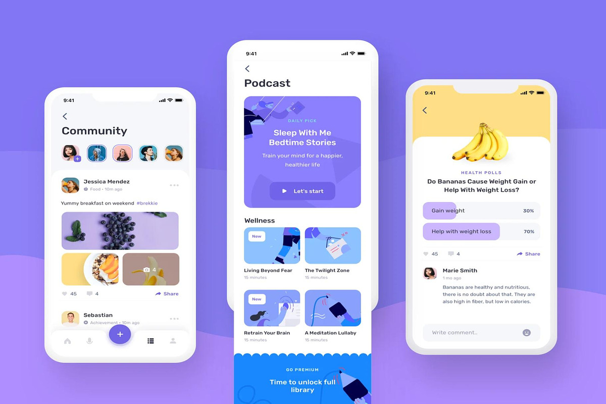Momotaro Health UI Kit, an UI Kit Template by Creative Perspective (Photo 8 of 8)