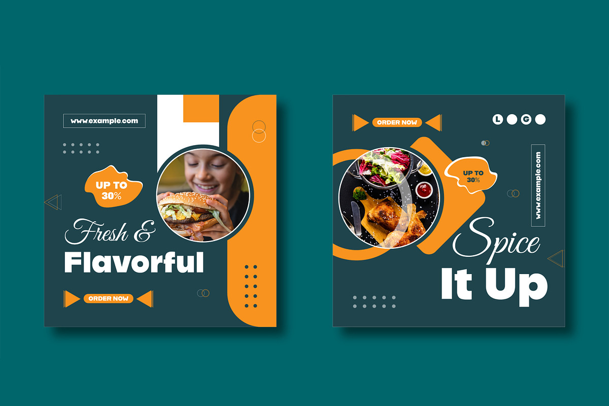 Vibrant Food Promo Social Media Post, a Social Media Template by MightyDesign (Photo 3 of 8)