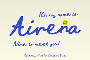 CS Airena – Handwritten Script Font, a Script Font by Craft Supply Co. (Thumbnail 1 of 8)