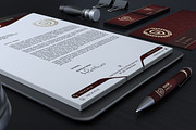 Gold And Red Corporate Identity, a Stationery Template by Marvel (Thumbnail 5 of 5)