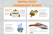 20 Brush Style PowerPoint Slides, a Presentation Template by Local Marketing Templates (Thumbnail 4 of 6)