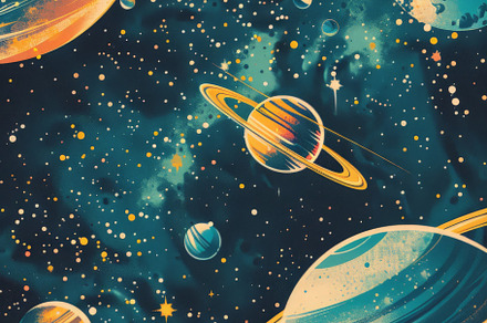 Solar system universe stars and gala, a Background Photo by Pixeness