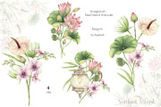 Watercolor Verdant Ritual Collection, a Decorative Illustration by MayaNavits (Thumbnail 6 of 13)