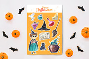 Halloween stickers, an Object Illustration by Anastasia Timosch (Thumbnail 1 of 4)