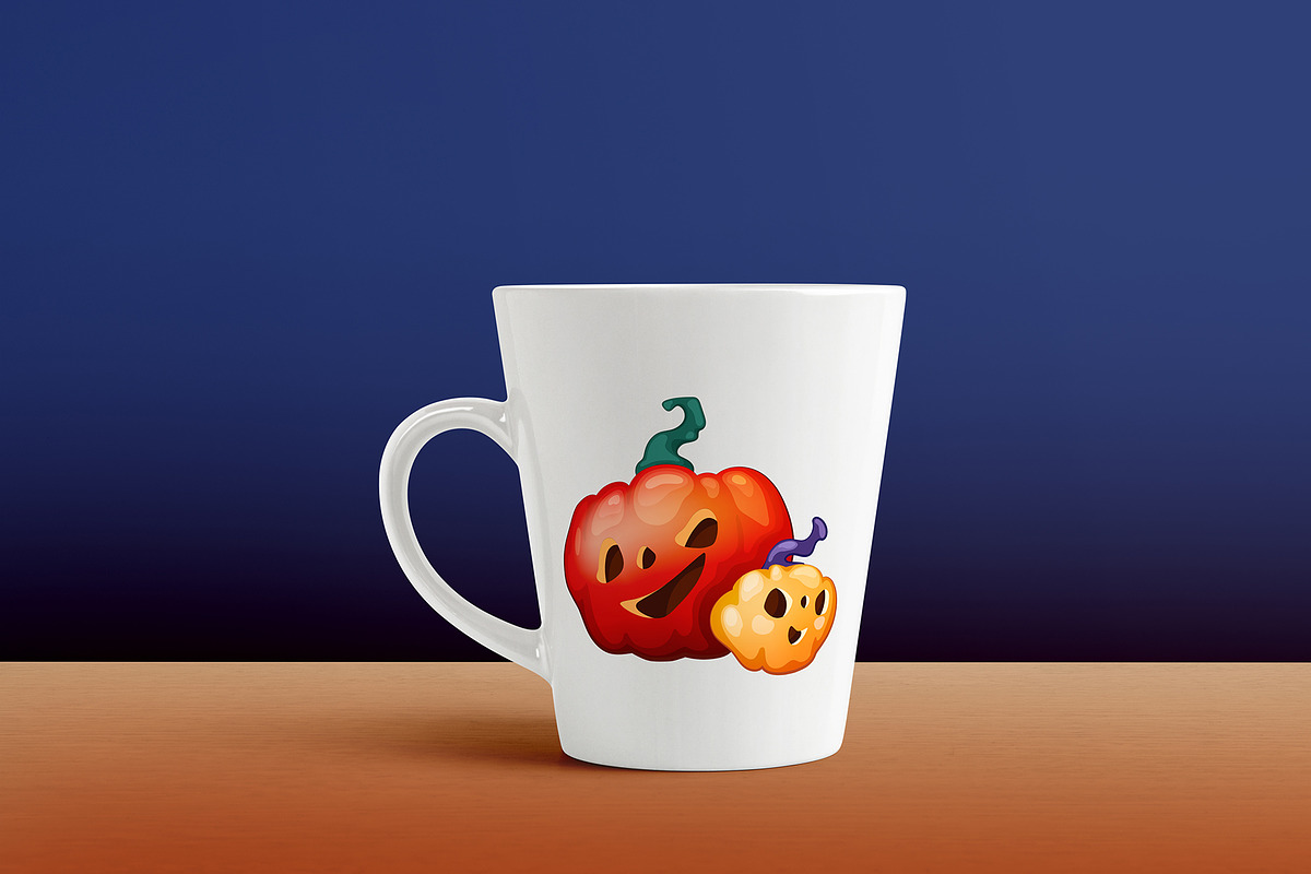 Cute Halloween Pumpkins Clipart, a Seasonal Illustration by RabbitAndPencil (Photo 4 of 5)
