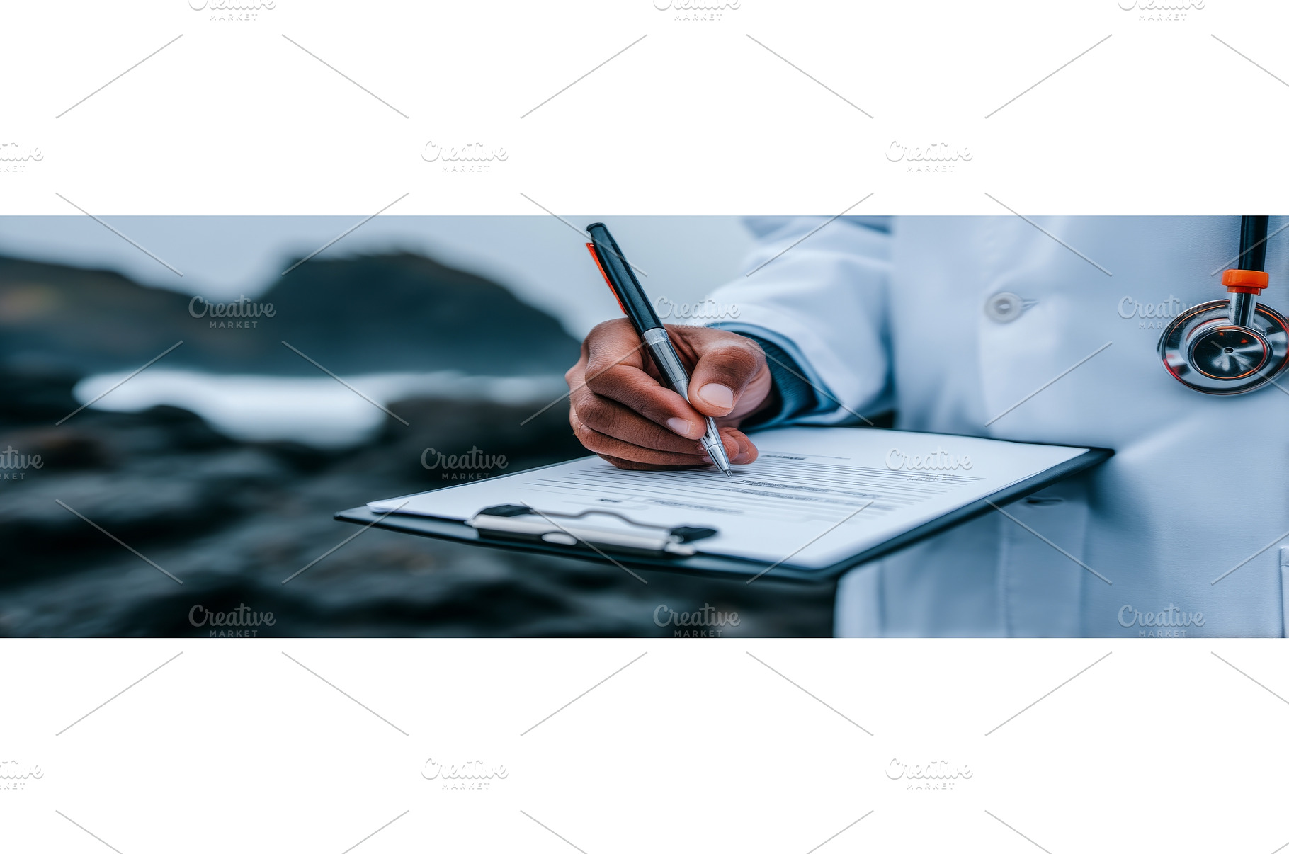 The hand of a male doctor holds a, a Health & Medical Photo by ZinetroN