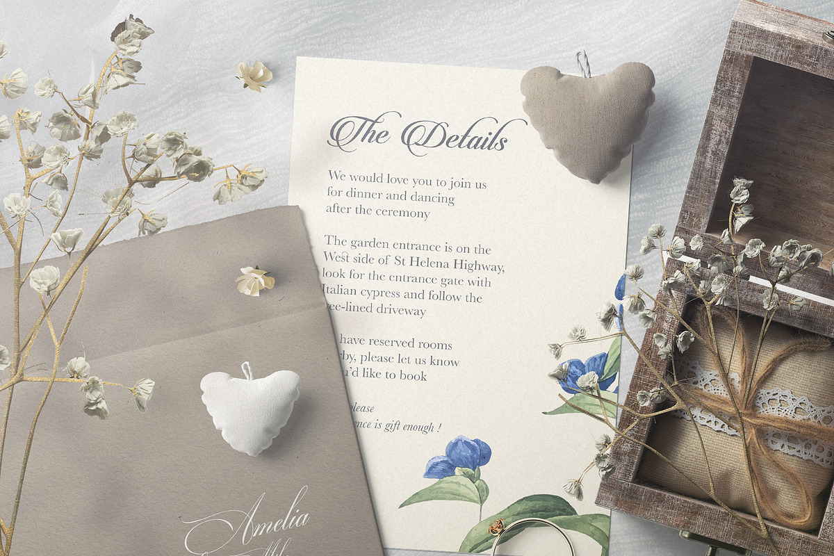 Amelia & Mike (Vintage), an Invitation Template by EvitePapery (Photo 4 of 7)