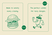 Foodie - Handwritten Font, a Handwritten Font by BiancaXavier (Thumbnail 4 of 7)