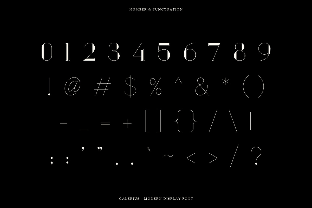 Galerius | Display Serif Font, a Serif Font by Kahade Studio (Photo 9 of 10)