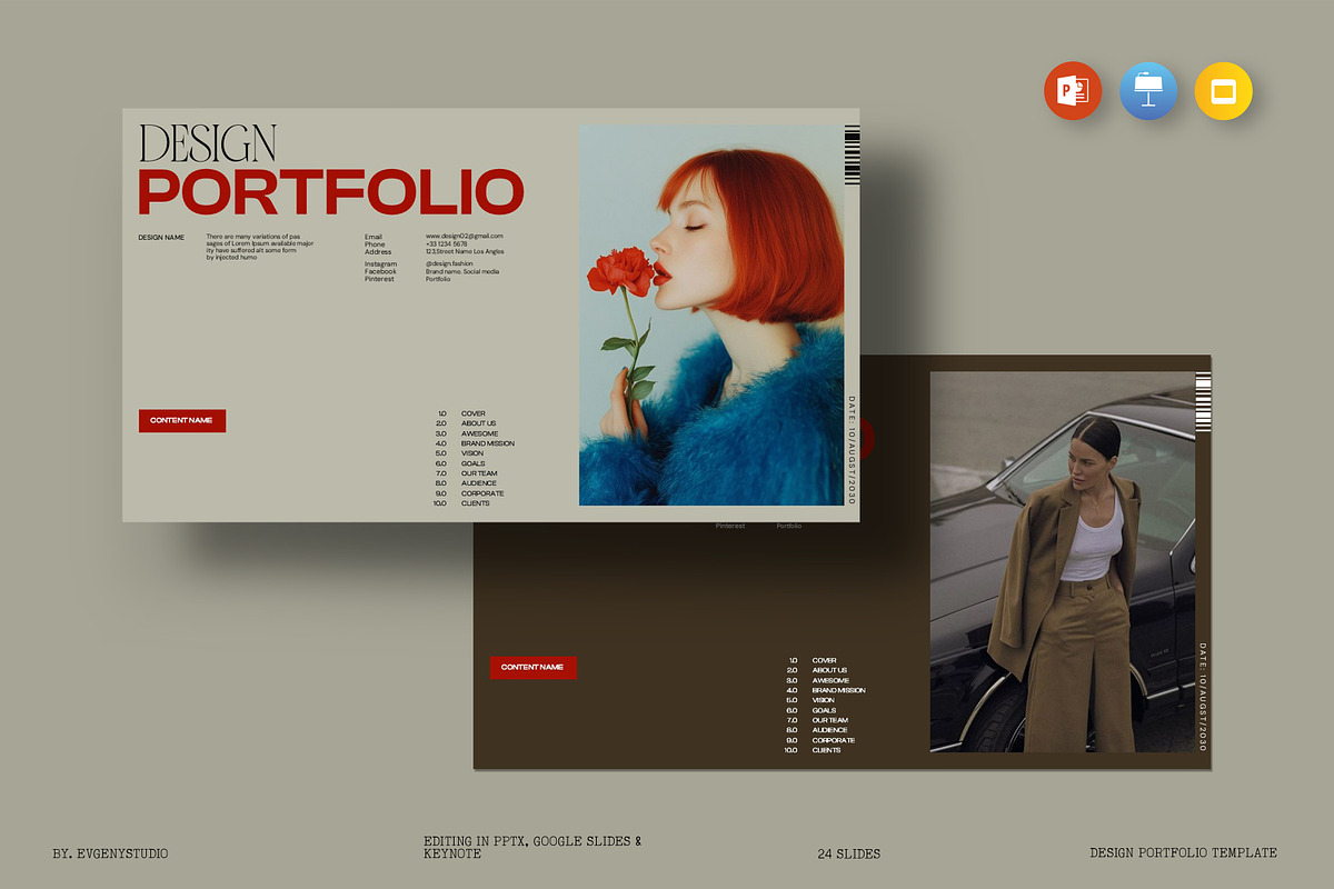 Design Portfolio Presentation