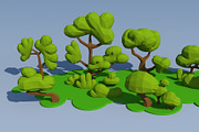 Trees And Bushes, an Environmental 3D Model by Saintpix (Thumbnail 8 of 35)