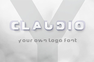 Claudio - Logo design font