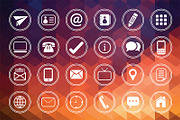 Vintage Contact Info Icon Vector Set, a Graphic by cloverandcrow (Thumbnail 2 of 2)