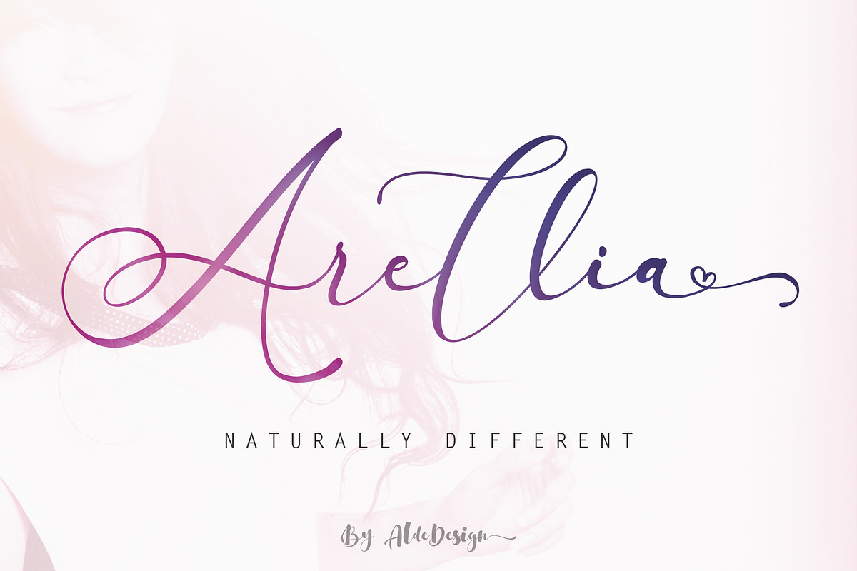 Arellia Script //Luxury Font