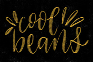 Textured Lettering Brushes Set 1