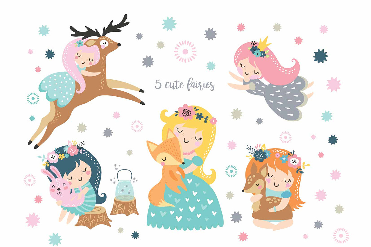 Woodland fairy set, a Graphic by Angelina De Sol (Photo 2 of 15)