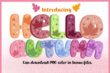 Hello Autumn-PNG fonts