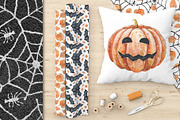 Happy halloween digital paper set, a Pattern Graphic by Artmanata (Thumbnail 11 of 12)