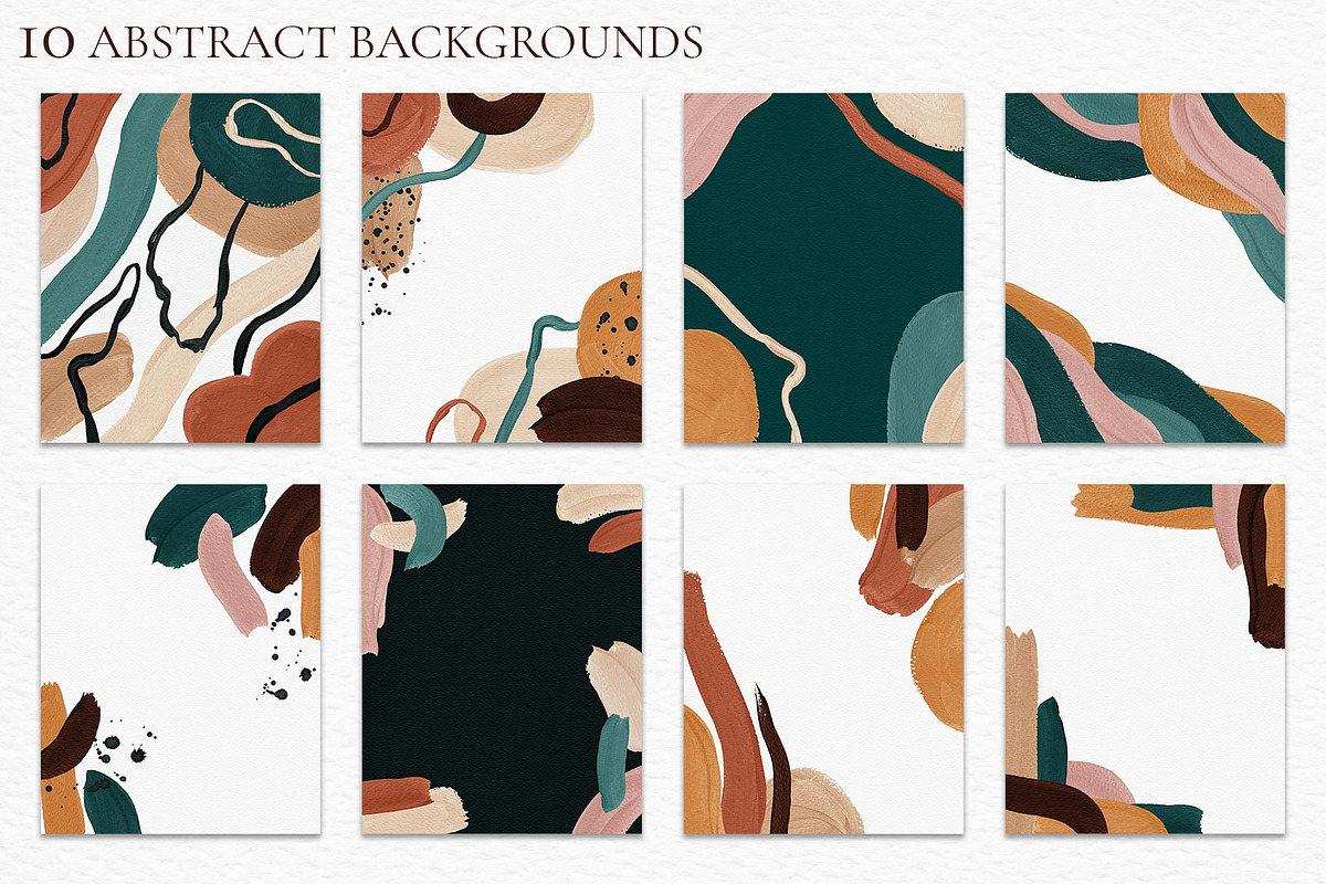 Gouache Abstract Shapes, Backgrounds, an Object Graphic by CatJello Graphics (Photo 22 of 28)