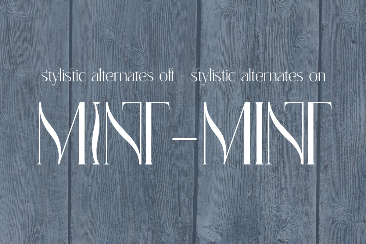 White Mint - elegant display serif, a Font by Innire (Photo 8 of 9)