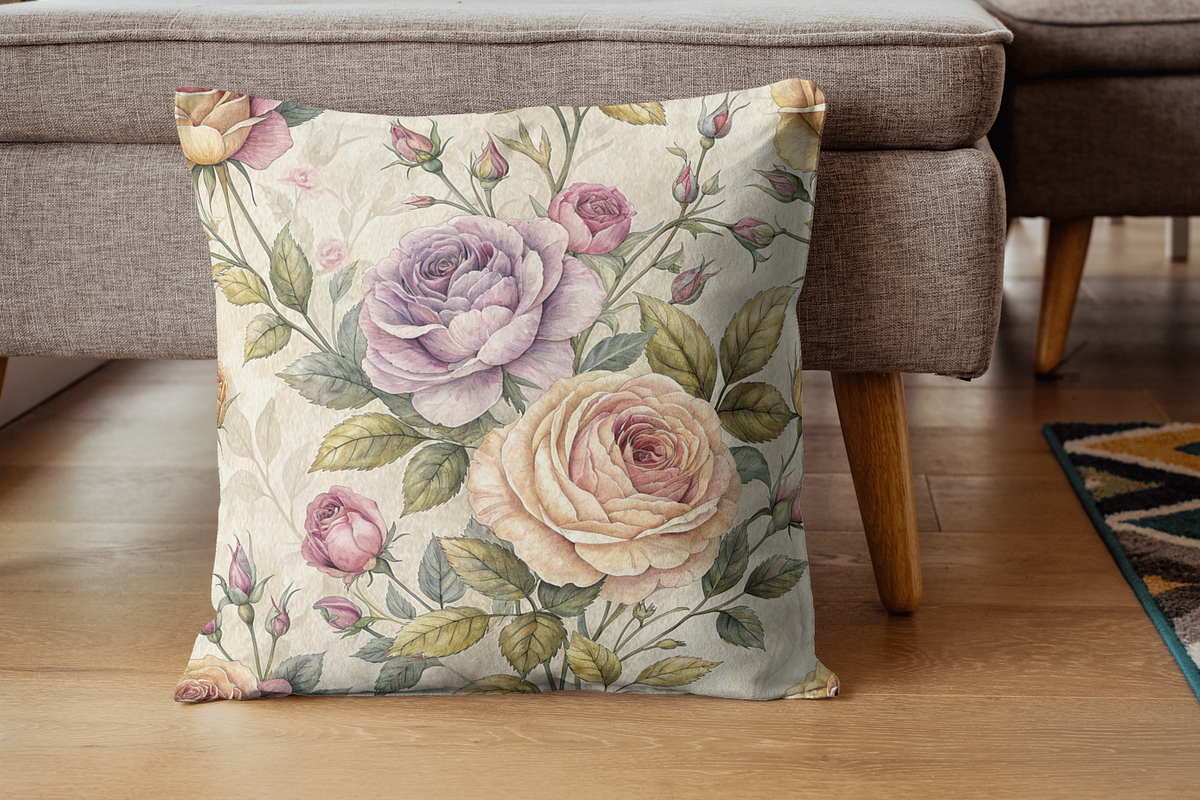 Shabby Chic Roses Seamless Pattern, a Pattern Graphic by FloridPrintables (Photo 10 of 10)