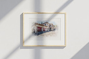 Watercolor House Painting Art Effect, an Action Add-On by MRI STUDIO (Thumbnail 7 of 17)