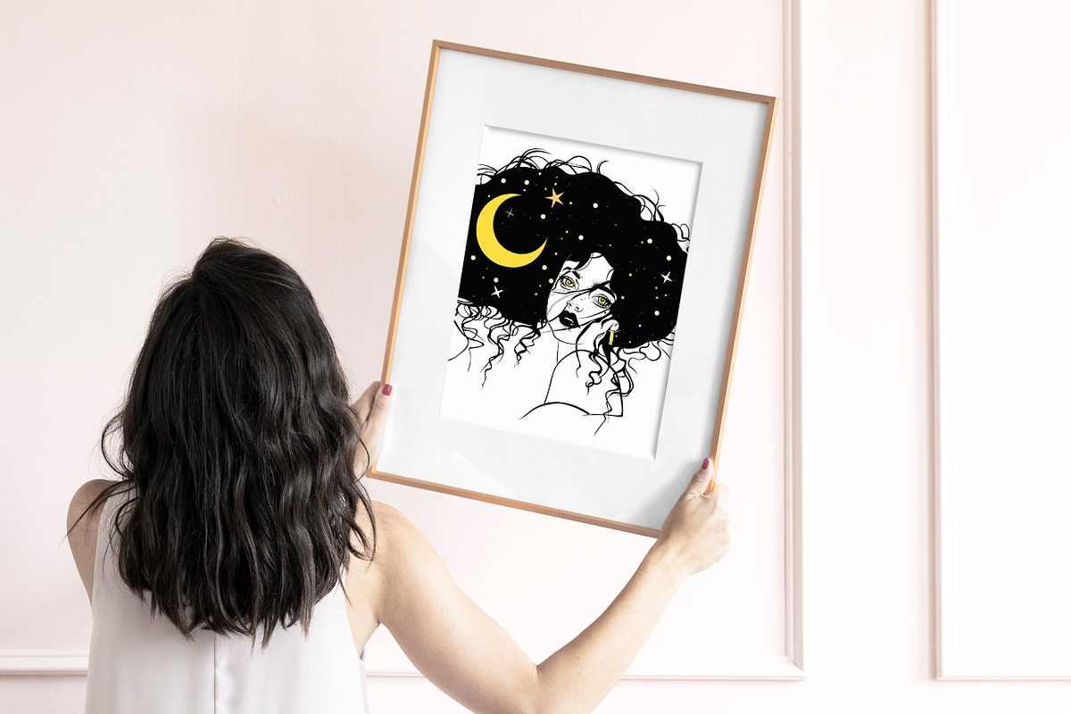 Celestial Women - Illustrations, an Illustration by Pretty Meerkat (Photo 5 of 9)