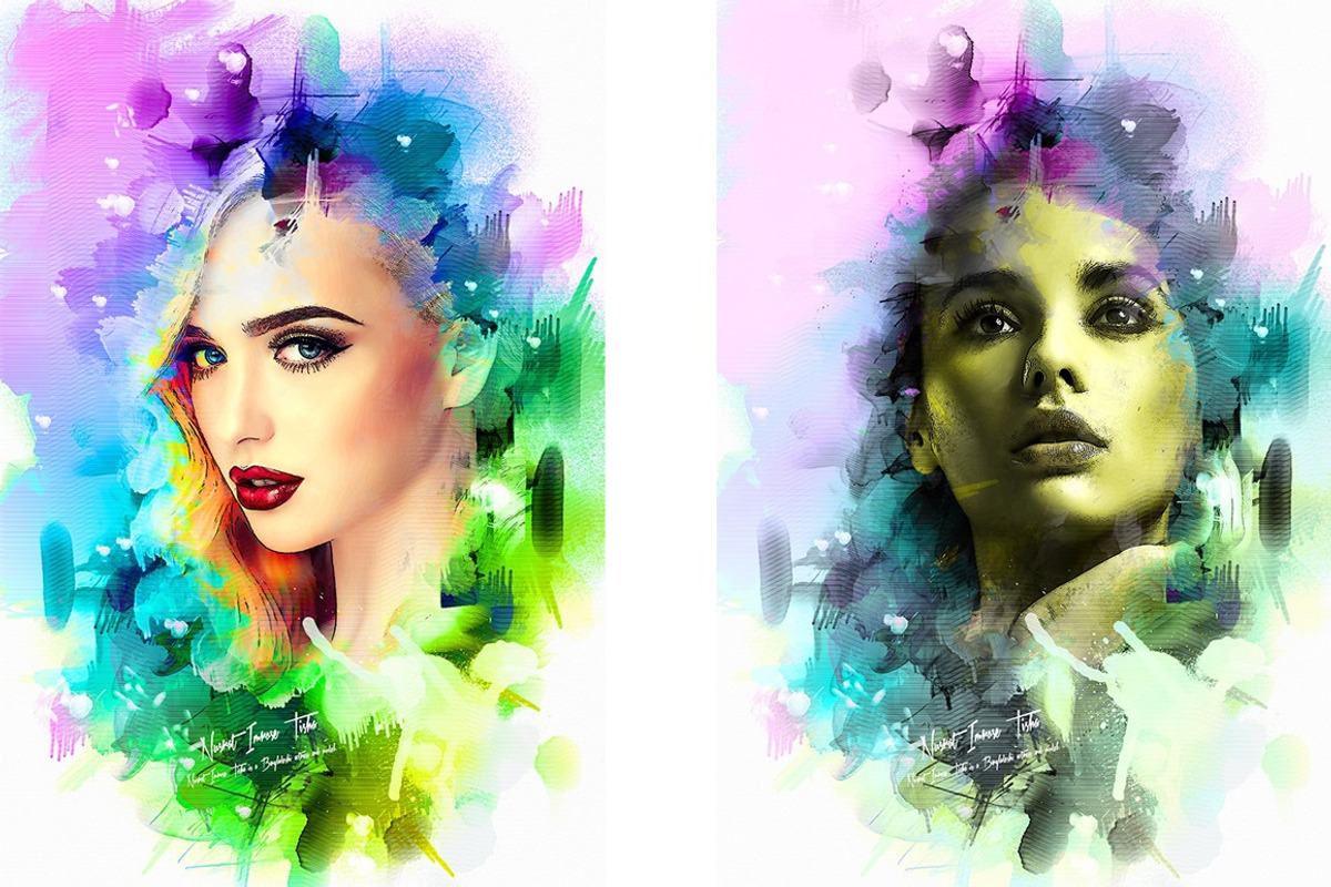 Art Stick Photo Template, an Action Add-On by MRI STUDIO (Photo 2 of 10)