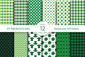 St. Patrick’s Day Seamless Pattern