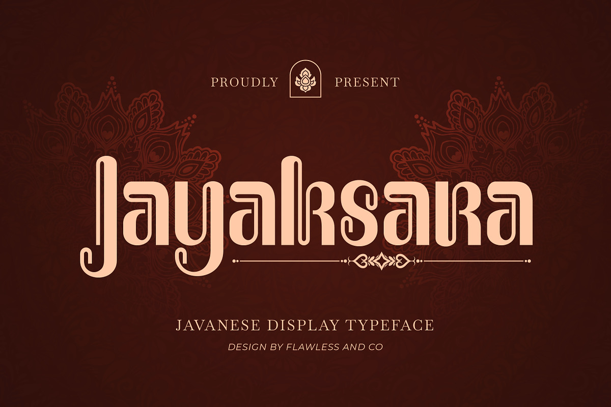 Jayaksara - Javanese Display Font, a Sans Serif Font by Flawless And Co (Photo 1 of 10)
