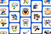 Animated Dance Stickers Art Set, a Person Illustration by Brickclay (Thumbnail 4 of 5)