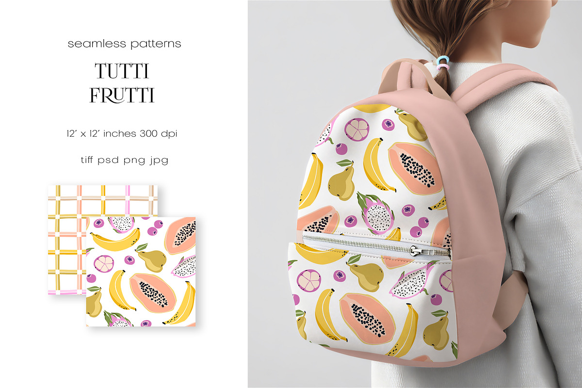 Tutti Frutti, a Pattern Graphic by PROTEA Watercolor Studio (Photo 4 of 7)