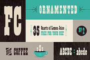 French Clarendon Ornamented, a Font by Wood Type Revival (Thumbnail 1 of 2)