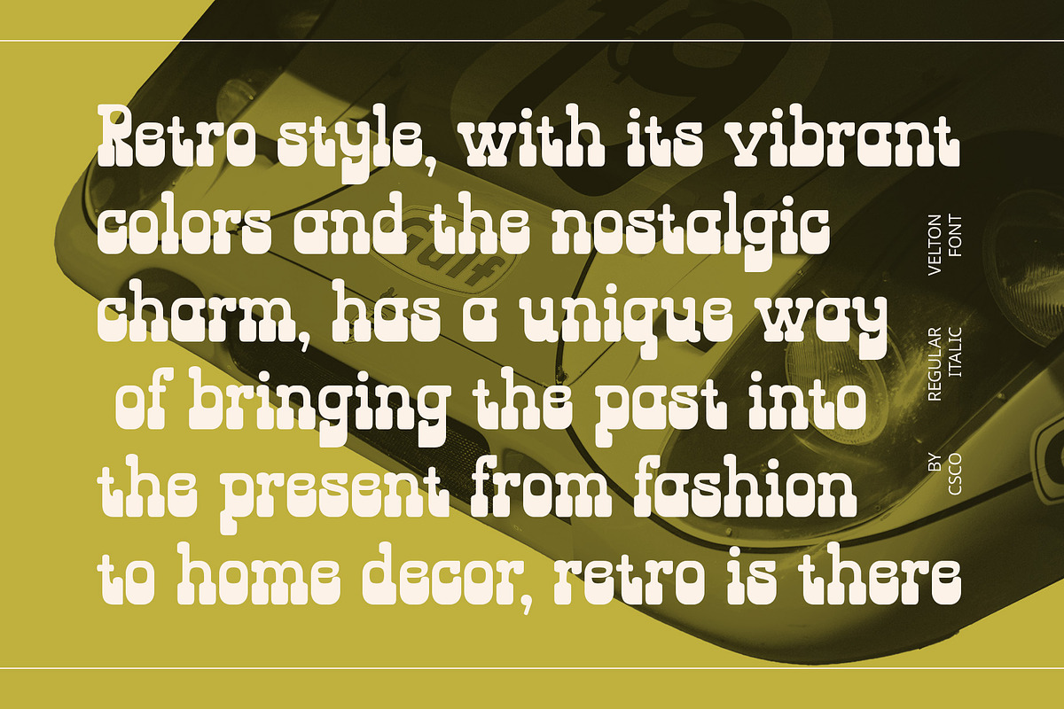 Velton – Reverse Contrast Font, a Sans Serif Font by Craft Supply Co. (Photo 4 of 8)