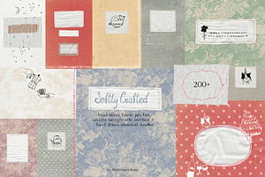 Fabric Patches & Background Textures, a Background Graphic by whiteheartdesign
