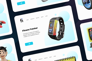 3D Gym & Fitness Icons