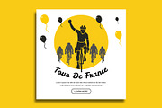 Tour Da France social media banner, a Social Media Template by nandinigraphics (Thumbnail 4 of 5)