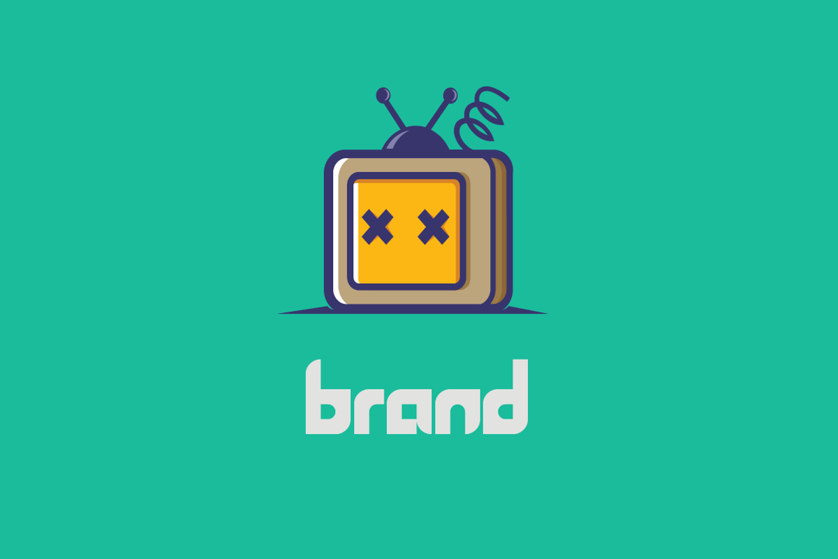 TV is Dead Logo, a Branding & Logo Template by LogoFarm