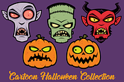 Cartoon Halloween Collection, an Illustration by Schwegel Illustration (Thumbnail 1 of 6)
