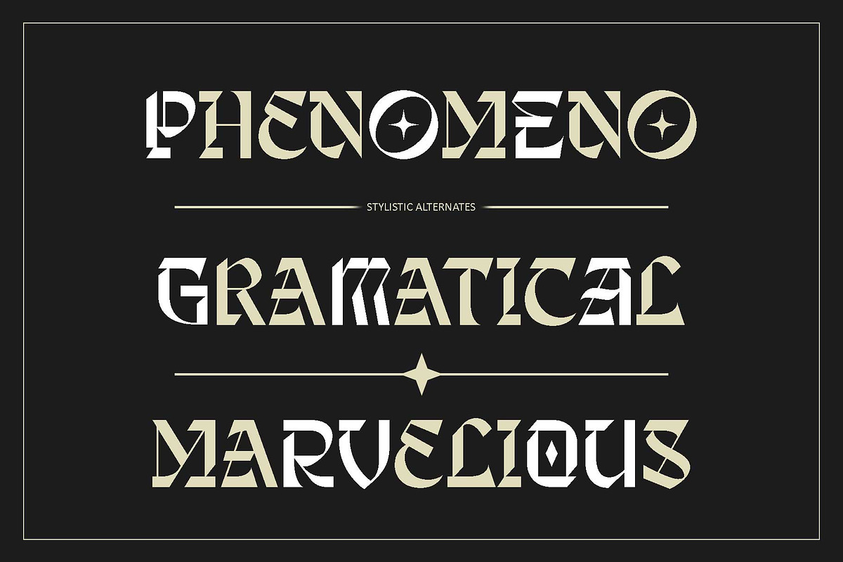 Shingeku – Modern Blackletter, a Blackletter Font by Arterfak Project (Photo 12 of 15)