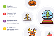 Events Icon Set, a Duotone Icon by Brickclay (Thumbnail 2 of 9)