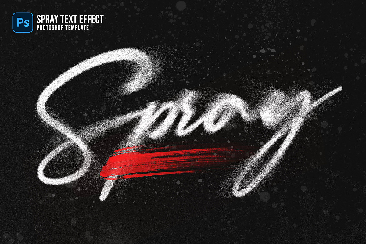 Spray Paint Text Effects, a Layer Style Add-On by Andrew Skoch Design (Photo 1 of 7)