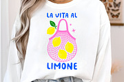 La Vita Al Limone PNG Sublimation, an Illustration by Libby Wishes (Thumbnail 2 of 5)
