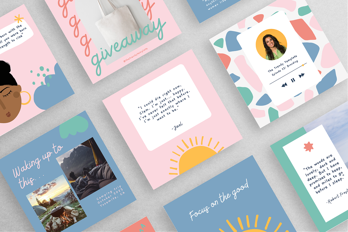 Pretty in Pink Template, a Social Media Template by thetrendytemplate (Photo 3 of 5)