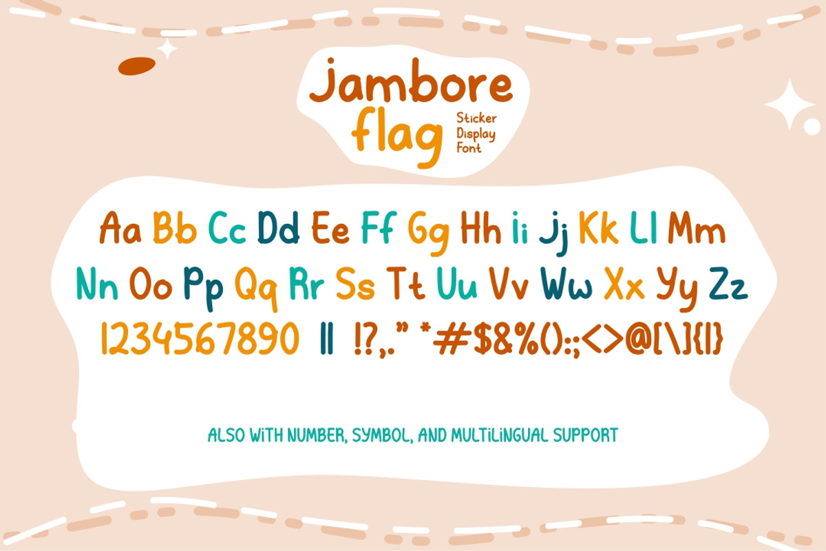 Jambore Flag, a Handwritten Font by TrimStudio (Photo 7 of 7)