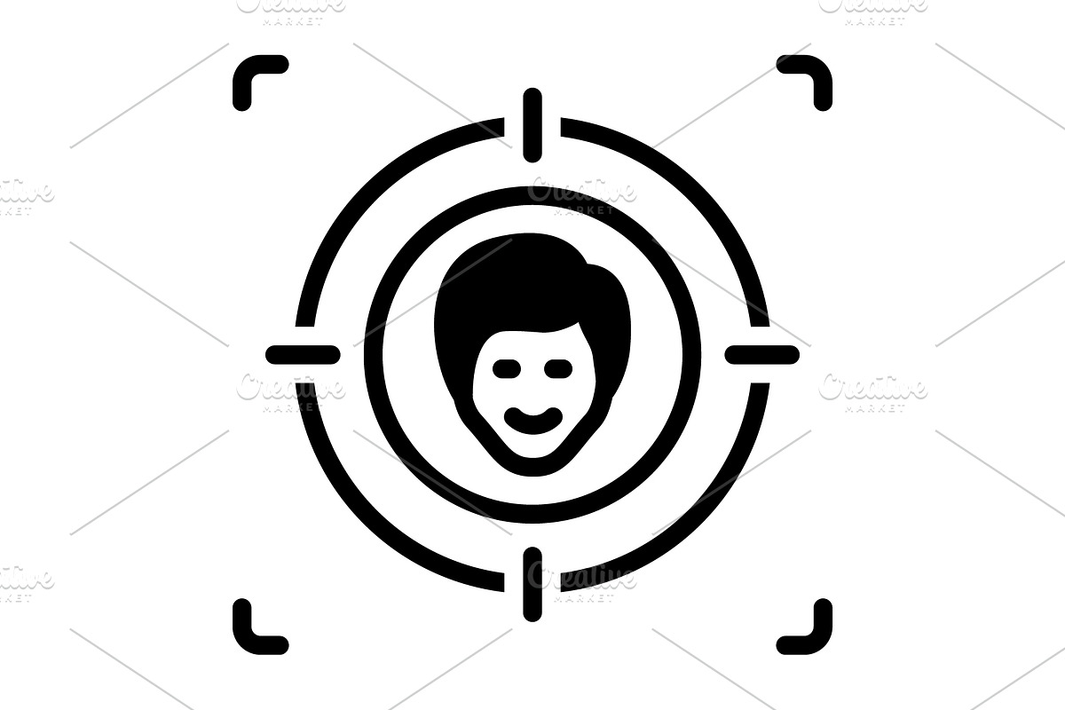 Targeted goal solid icon, a Solid Icon by Creative priyanka