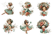 Whimsical Pastel Spring Fairies Png, an Illustration by CreationArt (Thumbnail 6 of 7)