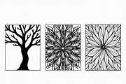 Decorative Tree Floral Mandala Tile, a Decorative Illustration by Artivon (Thumbnail 5 of 6)