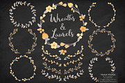 Sunshine Vector Flower Wreaths, an Illustration by Amanda Ilkov (Thumbnail 2 of 3)