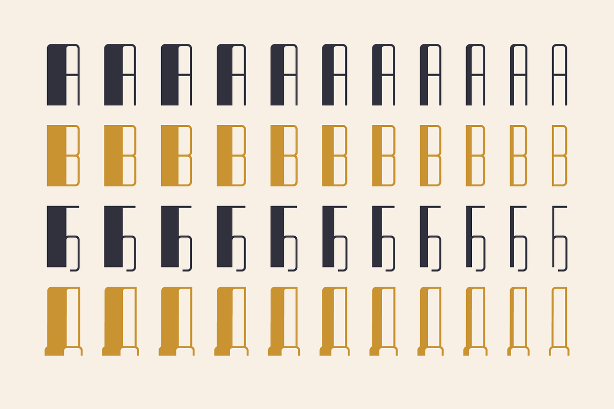 Romanova – A Luxury Font Family, a Sans Serif Font by alpercakici (Photo 8 of 19)